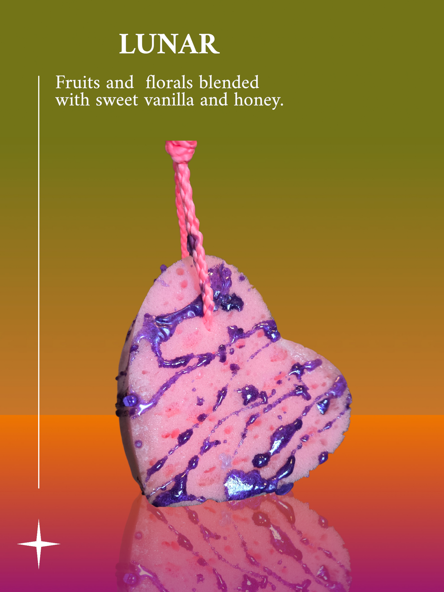 Lunar Heart Soaponge | 2-in-1 Fragrant Soap Infused Sponge
